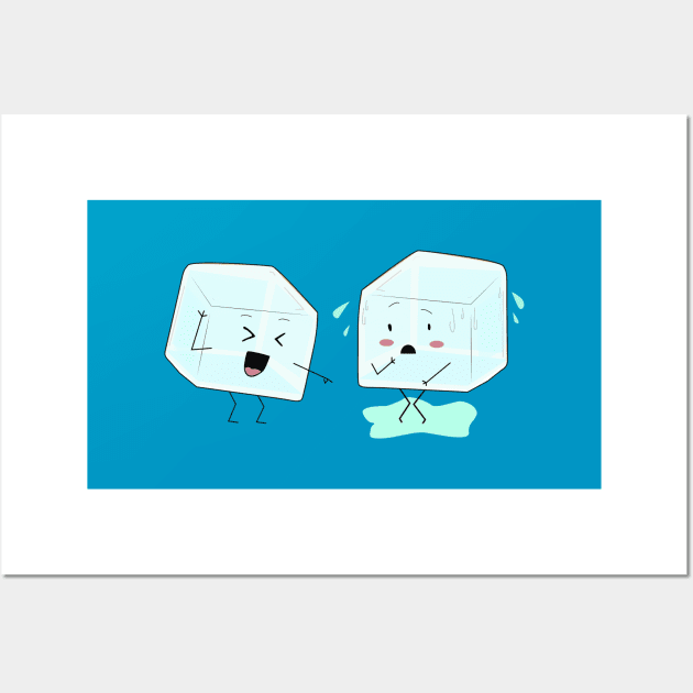 Ice cube problems Wall Art by Albaricoque